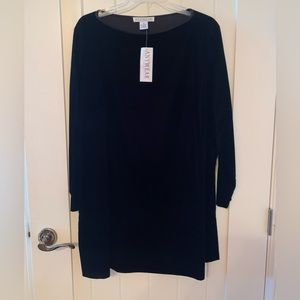 Anywear black tunic top